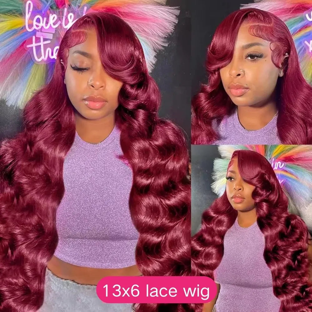 CanaryFly Remy Human Hair Lace Front Wig Body Wave Premium