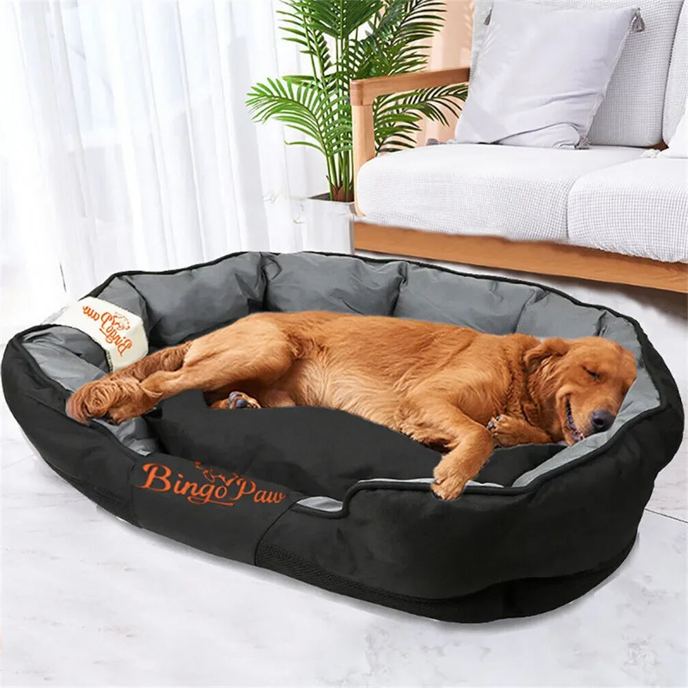 BINGOPAWCN All Season Calming Dog Bed Removable Cushion