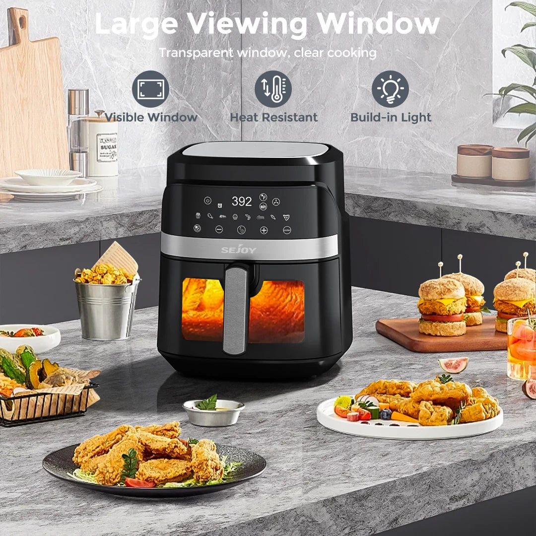 SEJOY 8-in-1 Air Fryer Oven Oilless Cooker