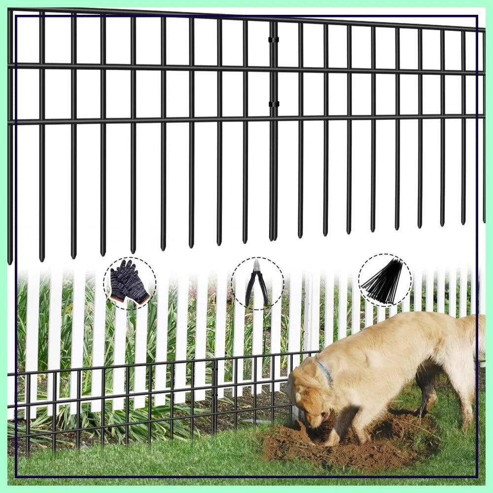 No Dig Garden Fence Animal Barrier For Gardens