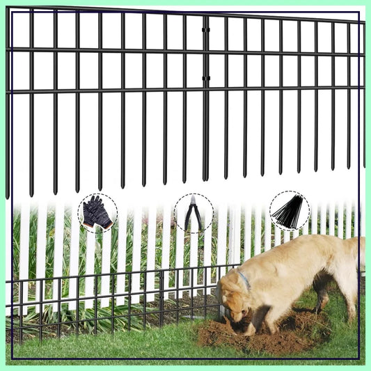 No Dig Garden Fence Animal Barrier For Gardens