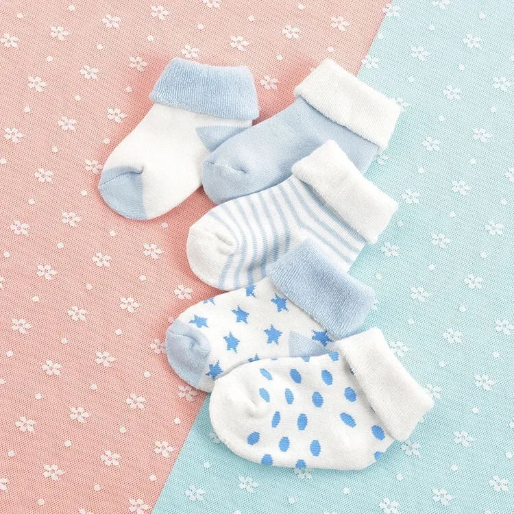 Sonkpuel Warm Cartoon Baby Socks 5 Pairs For Infants Toddlers