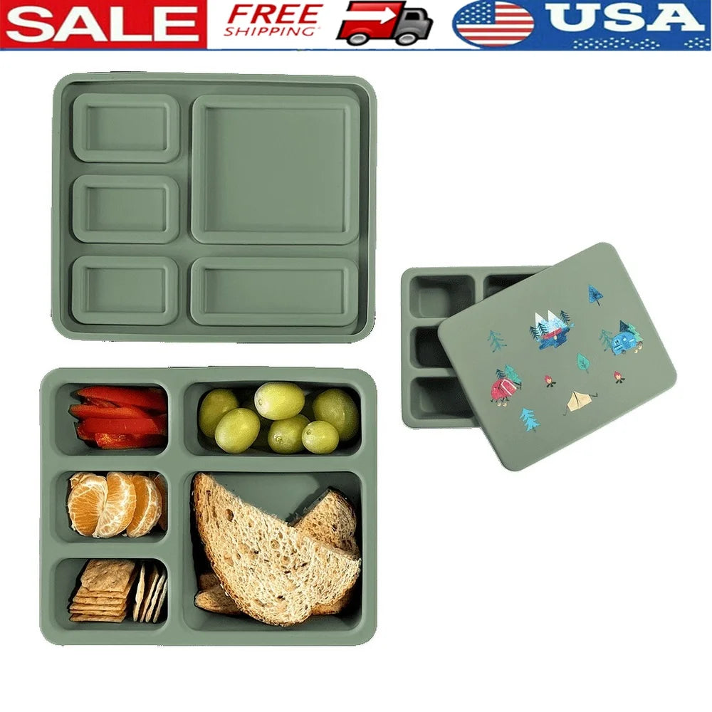 Austin Baby Co Eco-Friendly Bento Lunch Box For Kids Insulated