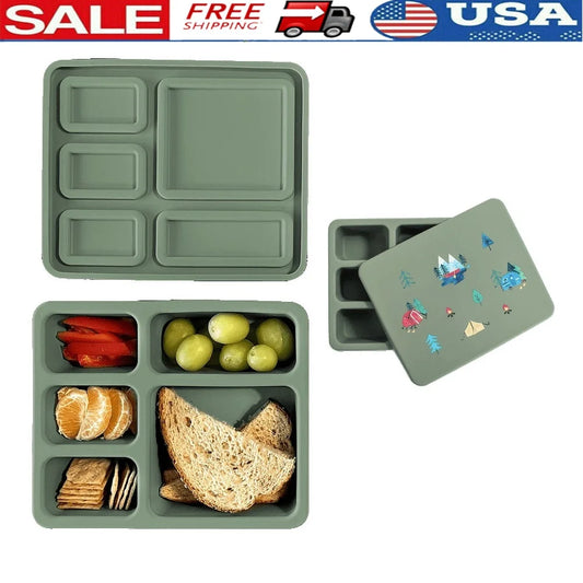 Austin Baby Co Eco-Friendly Bento Lunch Box For Kids Insulated