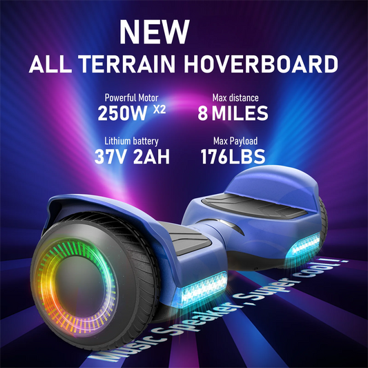 GYROORCE Self Balancing Hoverboard All Terrain LED Bluetooth