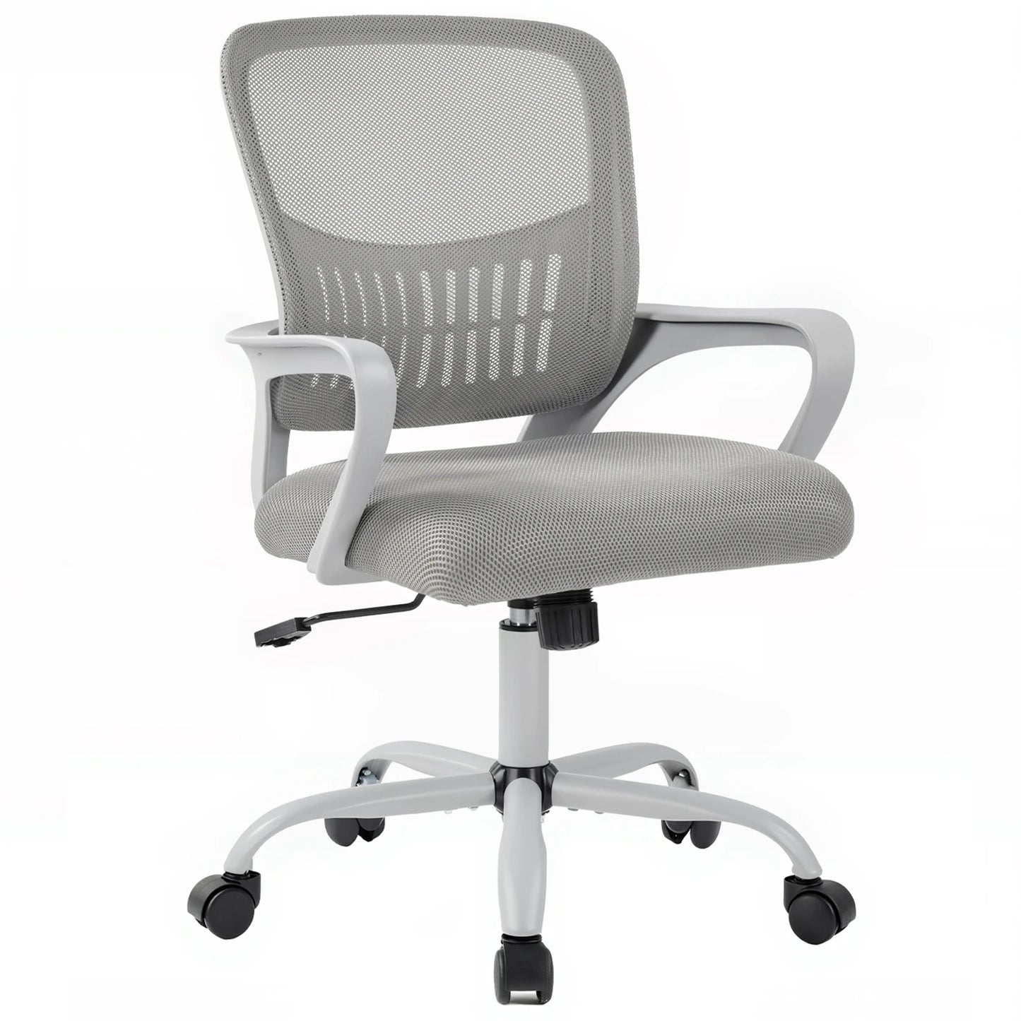 MCQ Ergonomic Mid Back Office Desk Chair With Fixed Armrests