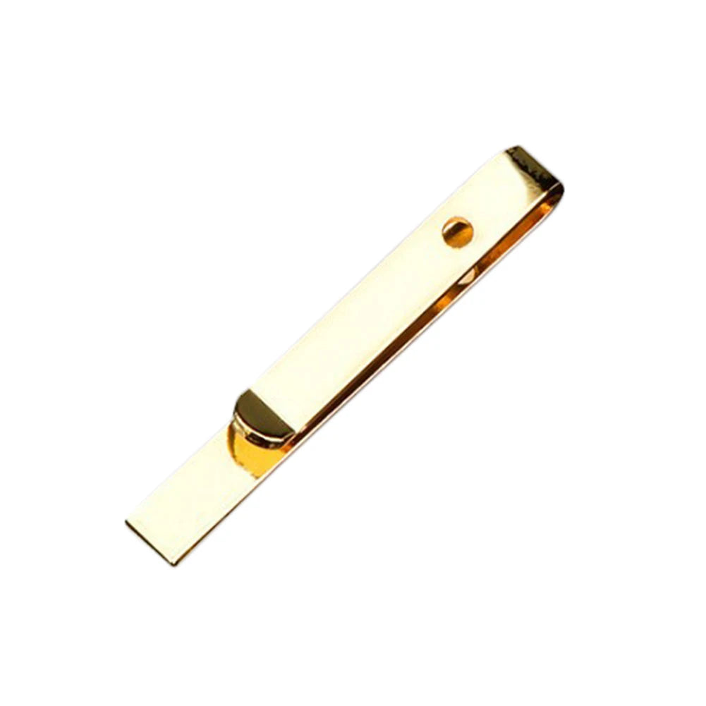 Luxury Metal Tie Clip For Men Crystal Bar Clasp