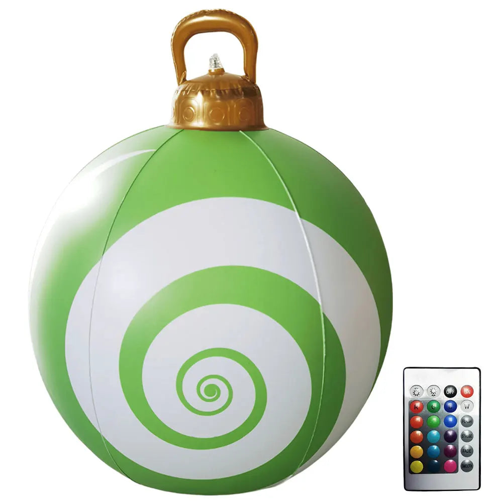 VAKIN Inflatable Christmas Ball With Lights And Remote