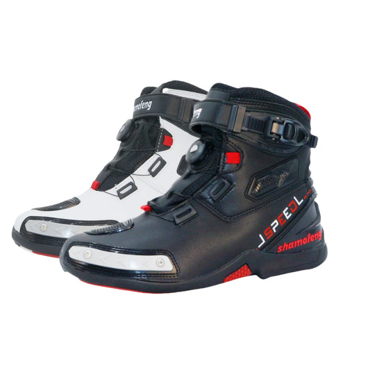 Zhejiang Men Motorcycle Riding Boots With Adjustable Protective Strap