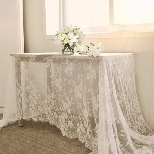 Magzasi Rustic Lace Tablecloth For Wedding Boho Vintage Decor