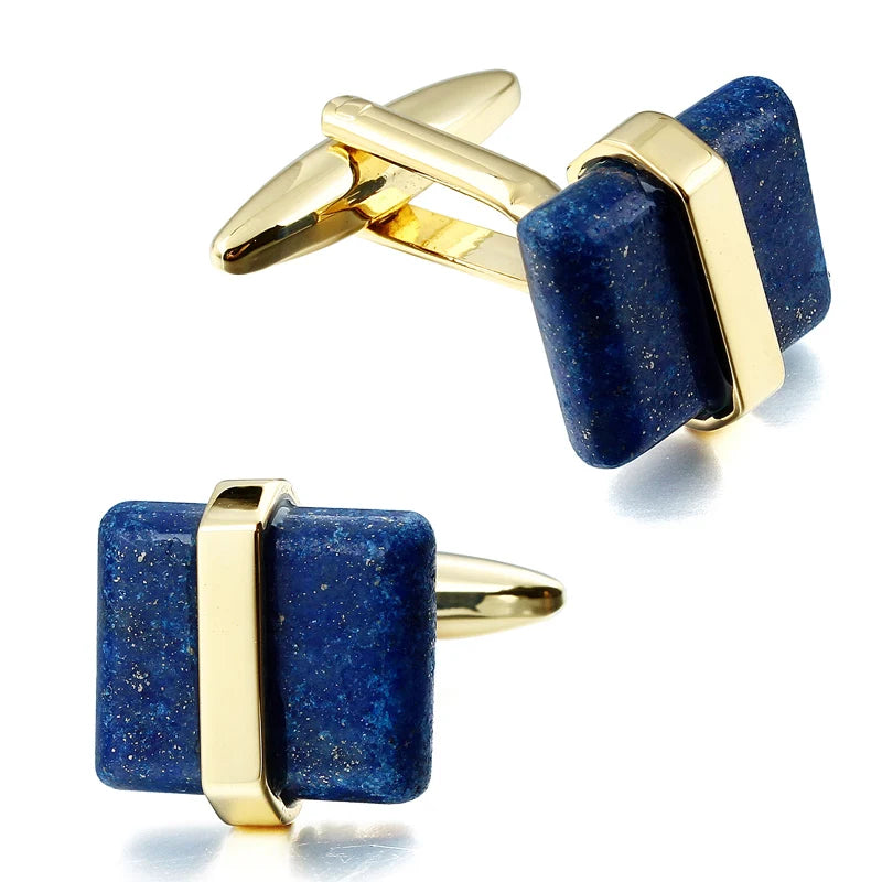 HAWSON Stone Cufflinks For Mens Shirt Luxury Jewelry