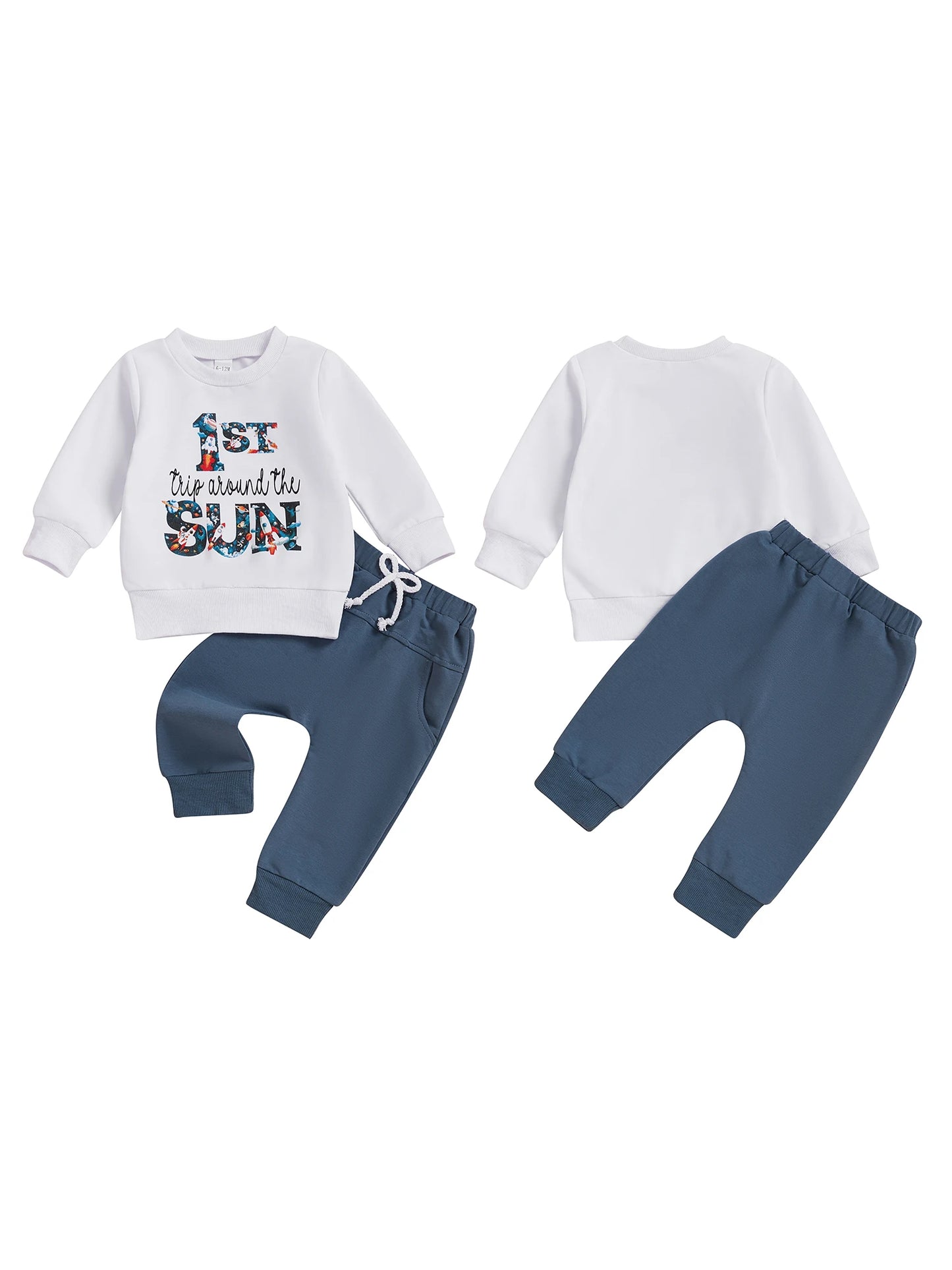 Toddler Boy 2-Piece Dinosaur Print Outfit Set