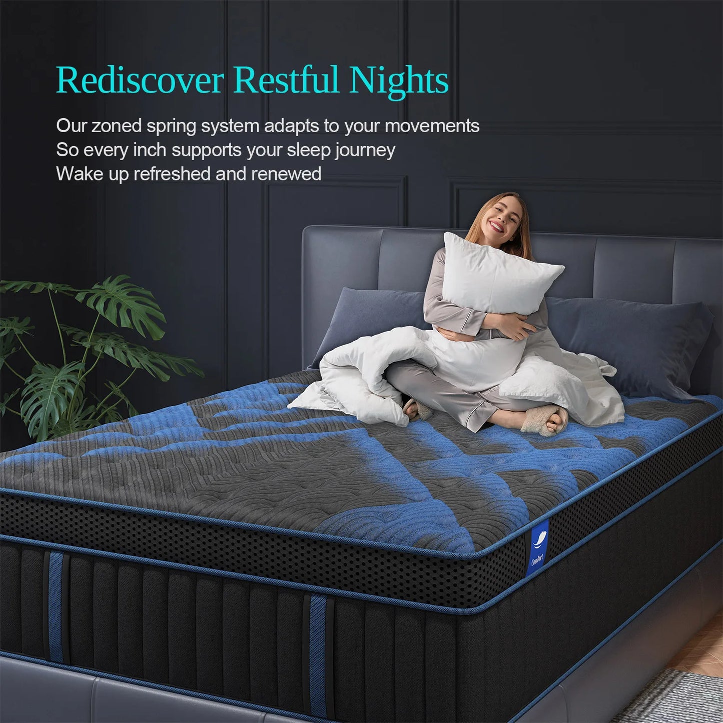 Sweetlove Gel Memory Foam Hybrid Pocket Spring Mattress