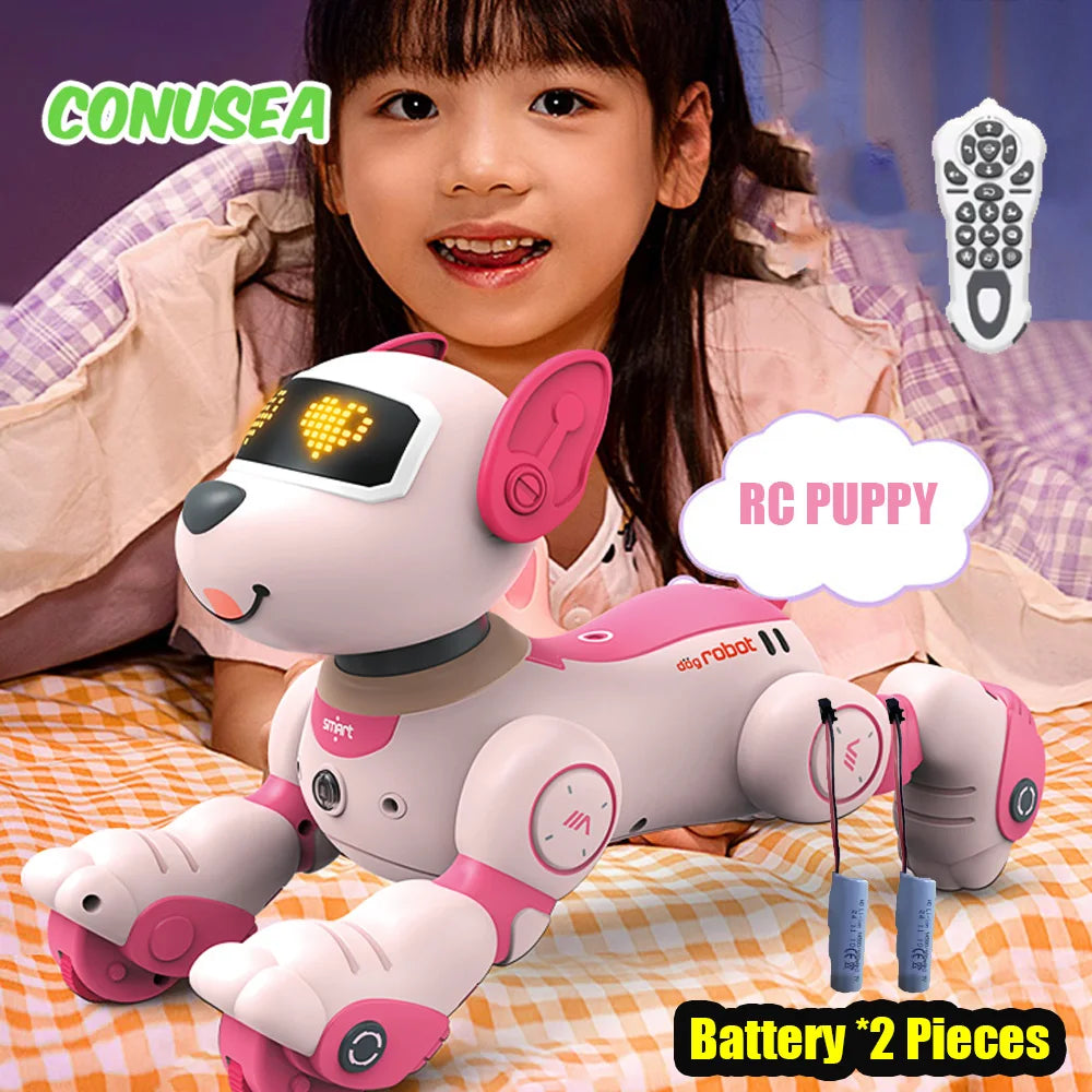 CONUSEA Kids RC Robot Dog Intelligent Puppy Remote Control