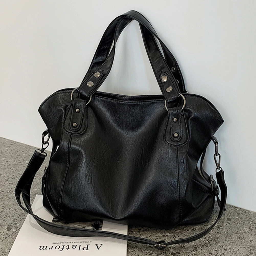 PU Leather Shoulder Crossbody Bag Hobo Style For Women