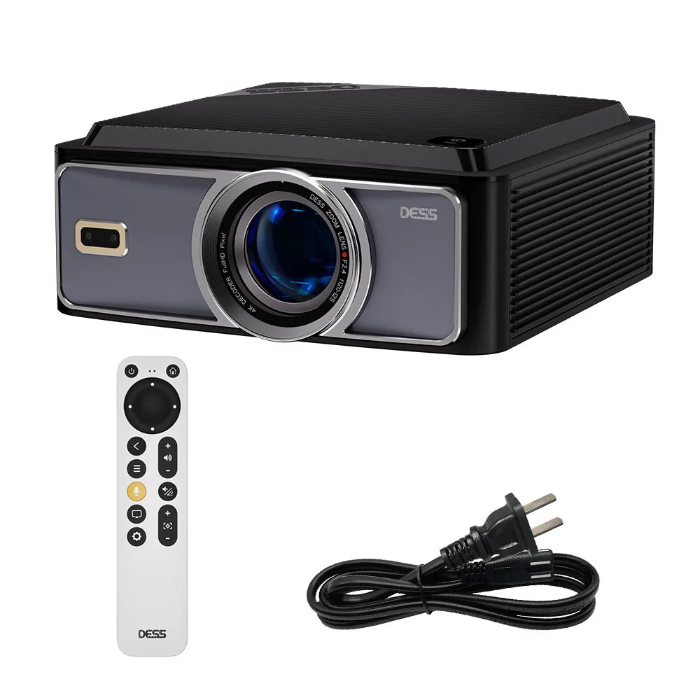 DESS 4K Auto Focus Smart Projector With Google TV Netflix