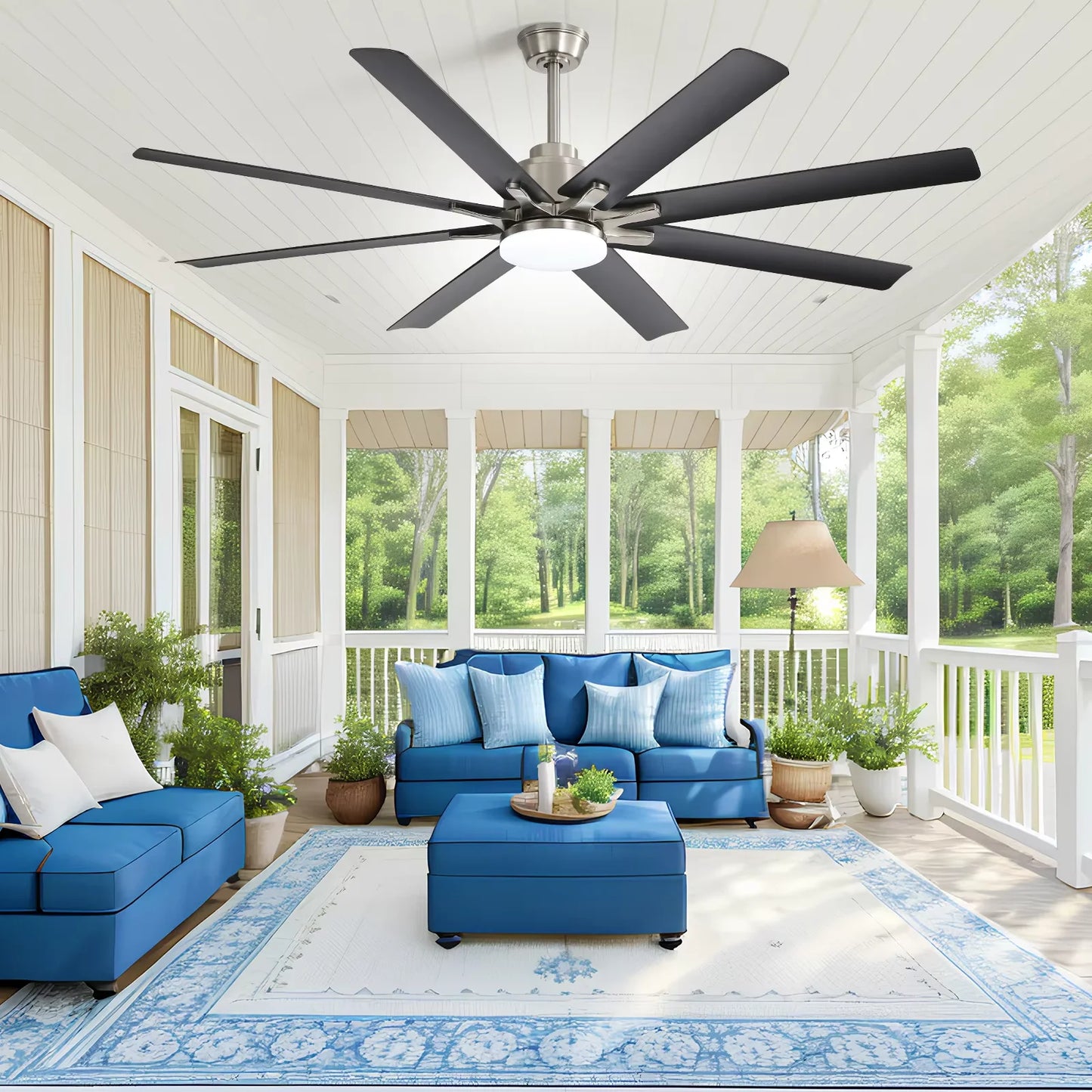 Sofucor Modern Ceiling Fan With Remote Control