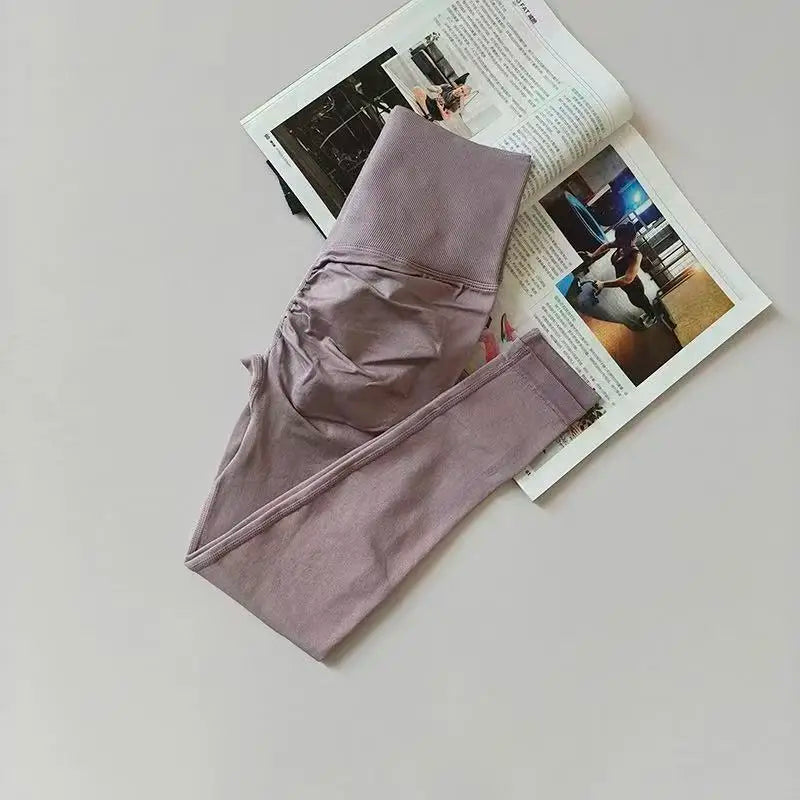 Seamless High Waist Yoga Pants for Running and Gym
