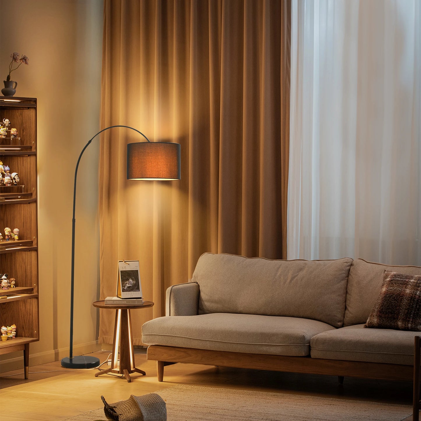 Arc Floor Lamp Modern Tall Floor Lamp With Foot Switch