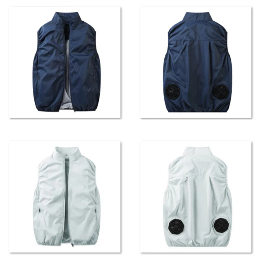 NONECN Cooling Vest With Wearable Fan Air Conditioning For Hot Weather