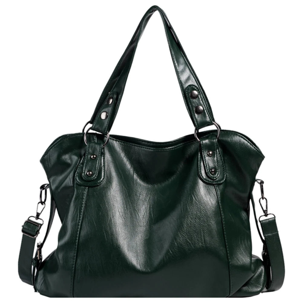 PU Leather Shoulder Crossbody Bag Hobo Style For Women