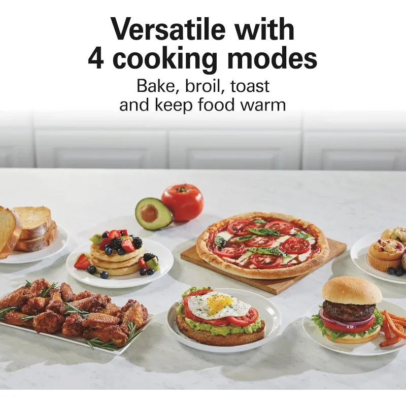 XMSJ 2 In 1 CountertopOven ToasterOven And Long Slot