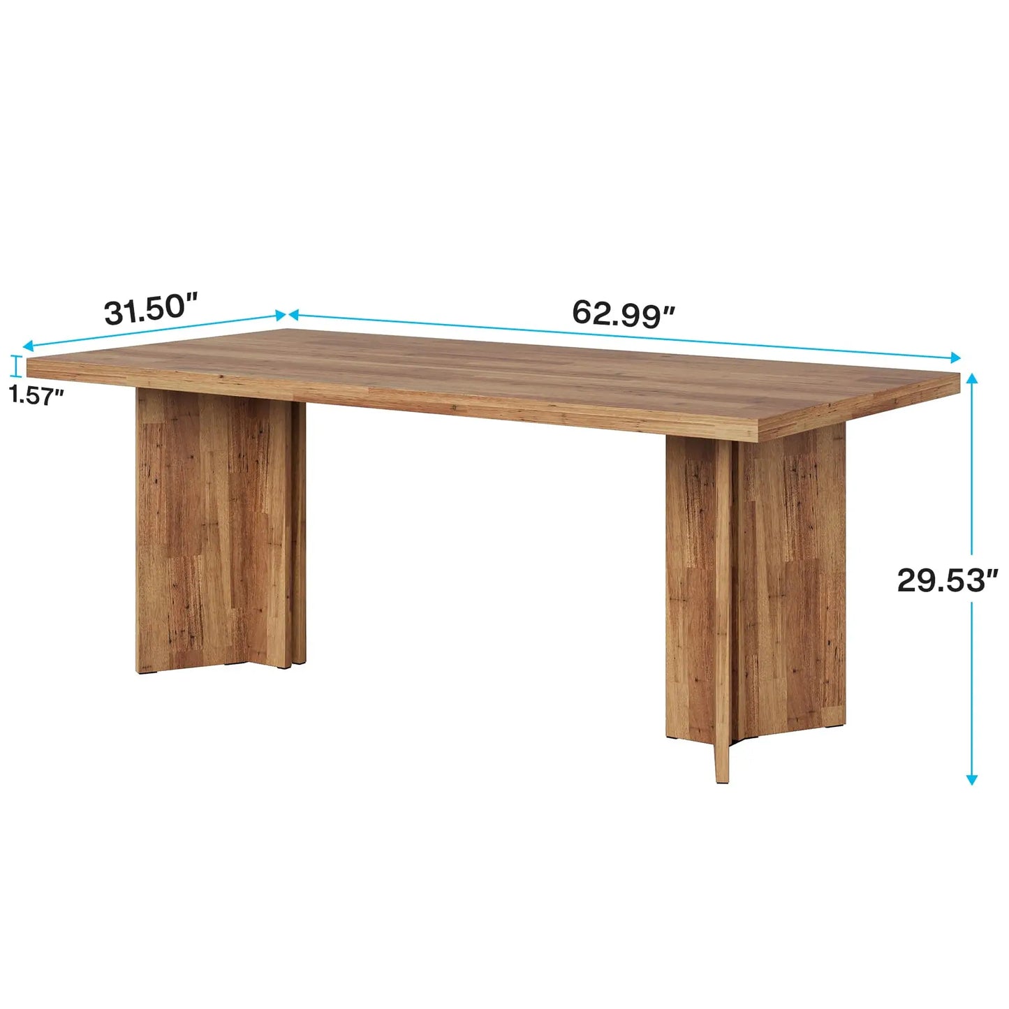 Tribesigns Dining Table With Large Tabletop For Everyday Family Dining