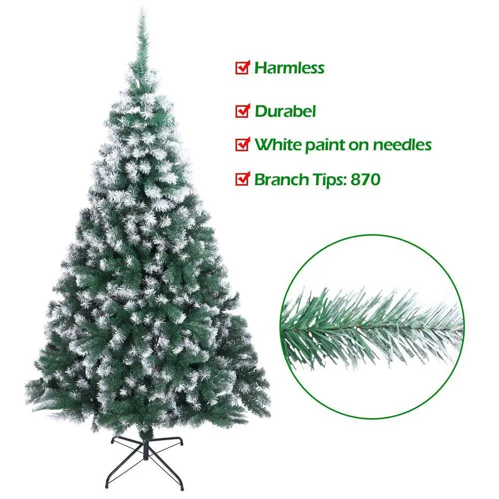 Artificial Christmas Tree With Snow Effect For Indoor Outdoor Decor