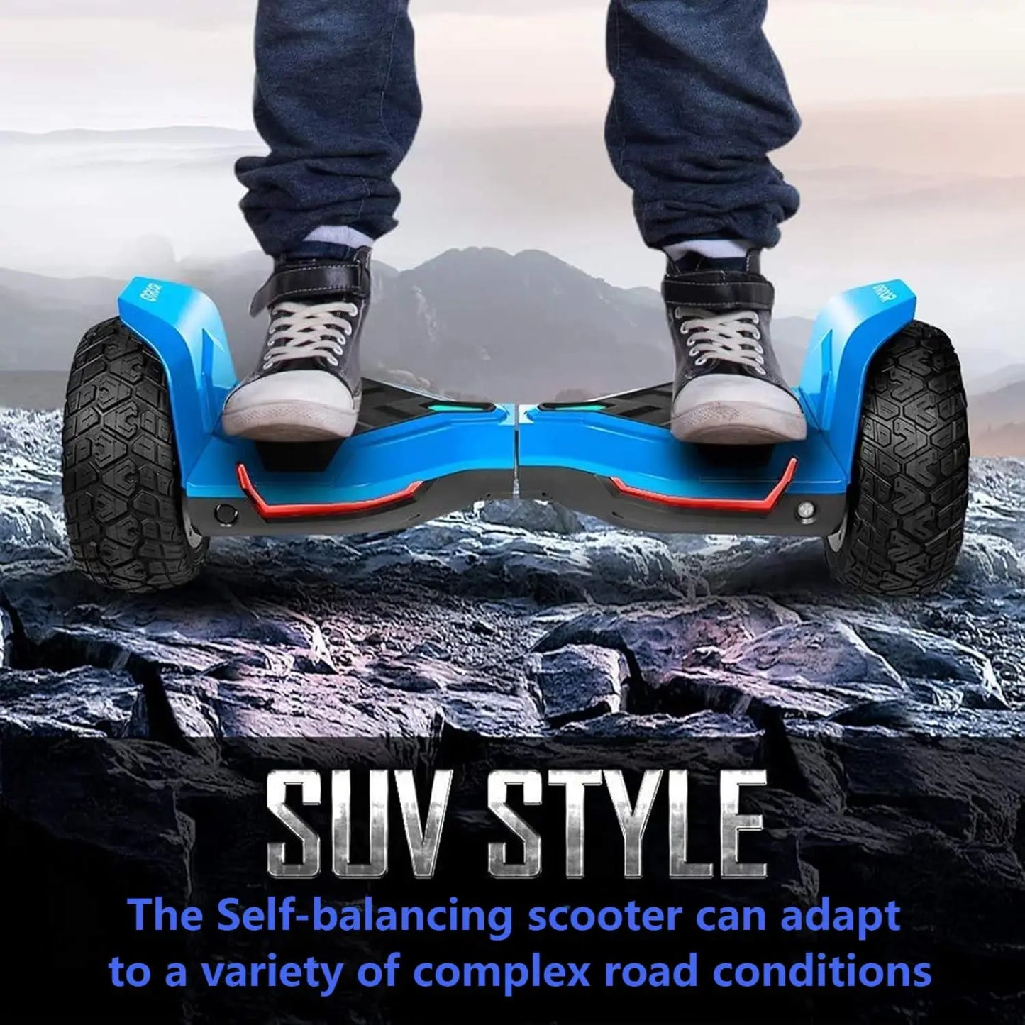 Warrior 350W Dual-Motor Off-Road Self-Balancing Scooter With Speaker