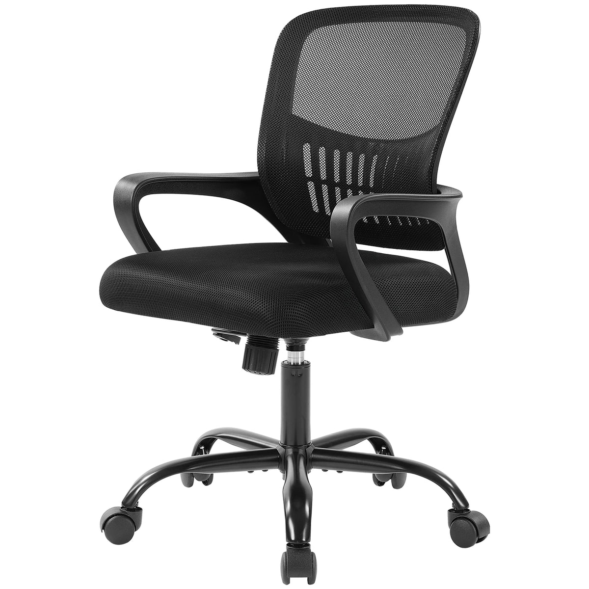 MCQ Ergonomic Mid Back Office Desk Chair With Fixed Armrests