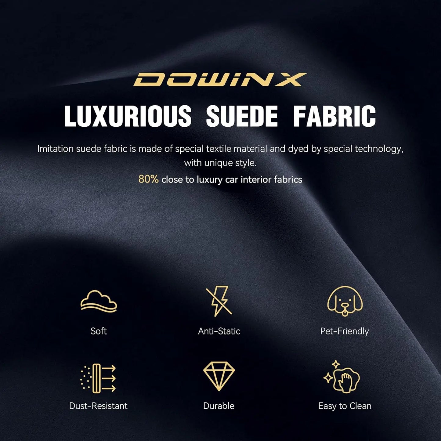 Dowinx Gaming Chair With Massage Lumbar Support For Adults Ergonomic