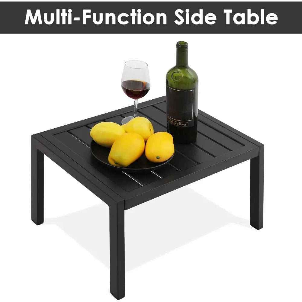 HUANZHUANG Pool Lounge Chairs Set With Headrest Adjustable