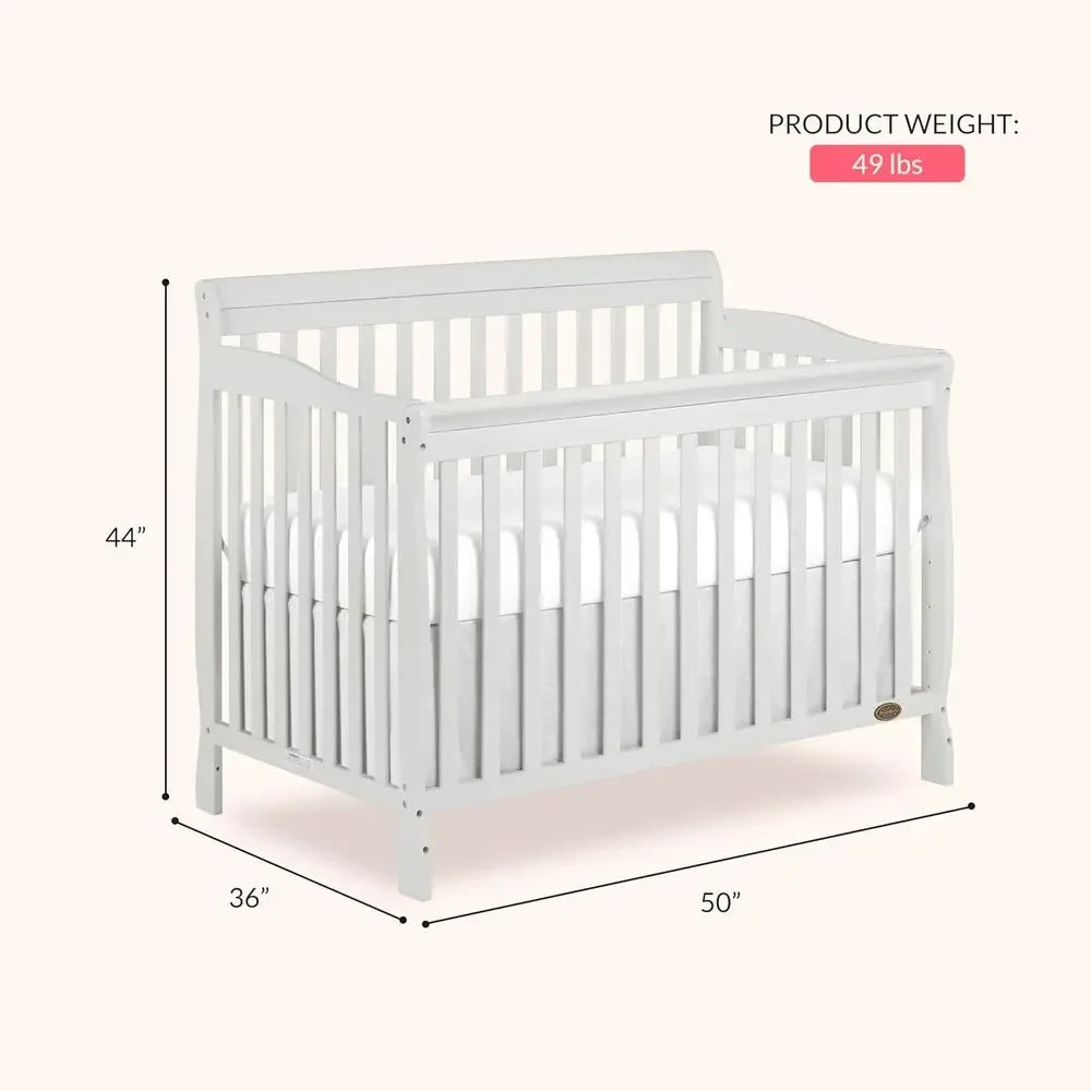 Convertible Crib With Multiple Mattress Settings Greenguard Gold Certified