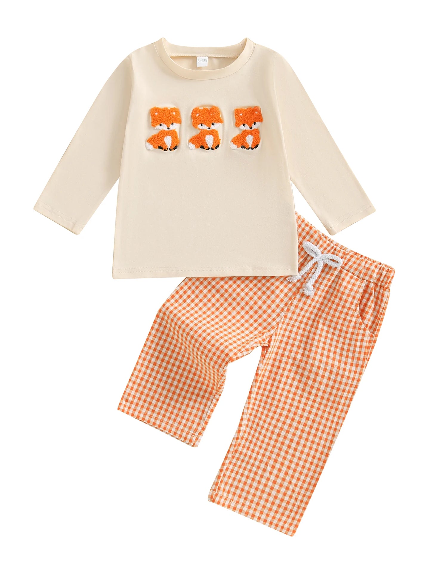 Baby Boys Winter Bear Print Hoodie And Jogger Set Outfit