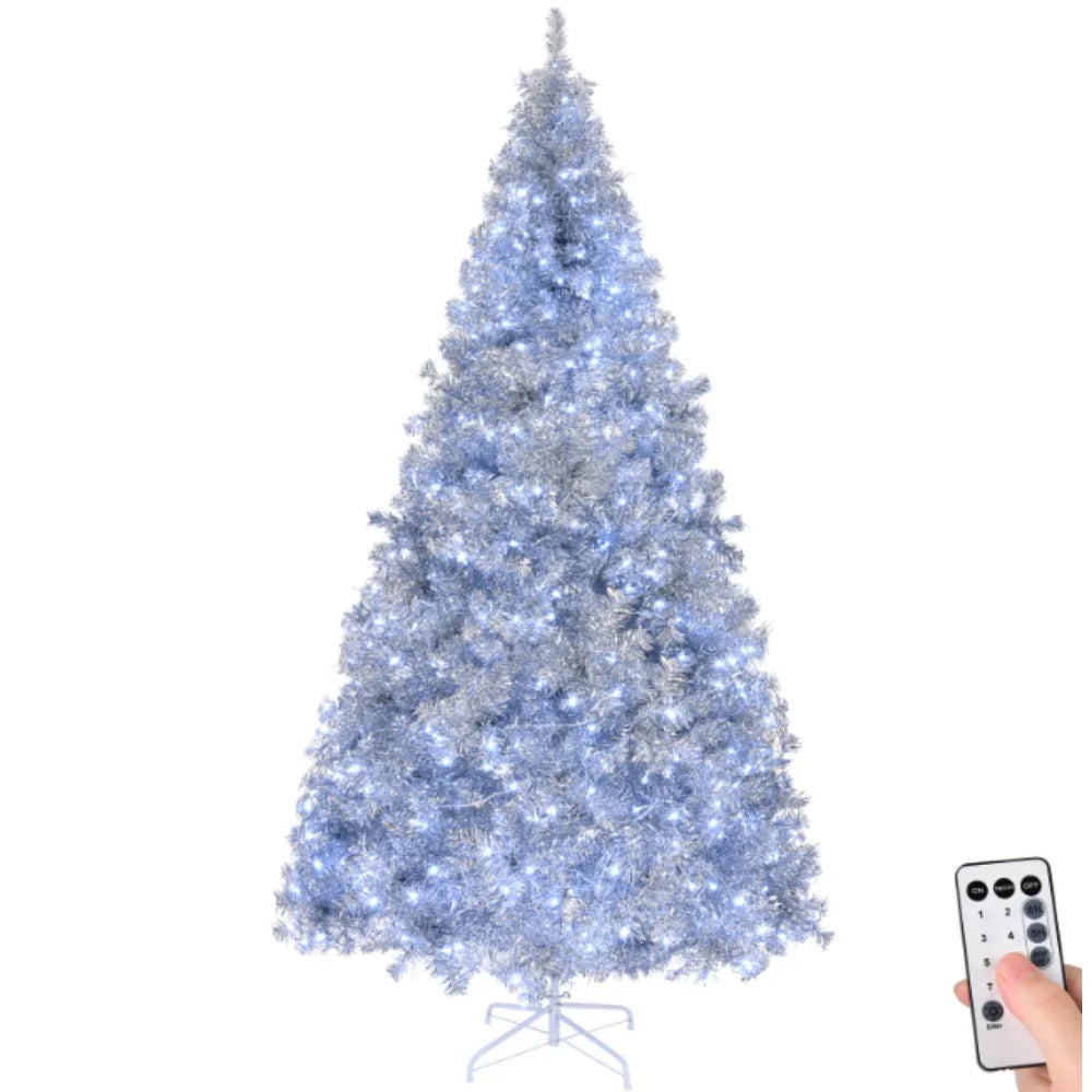 Premium Artificial Christmas Tree With LED Stand Home Holiday Season