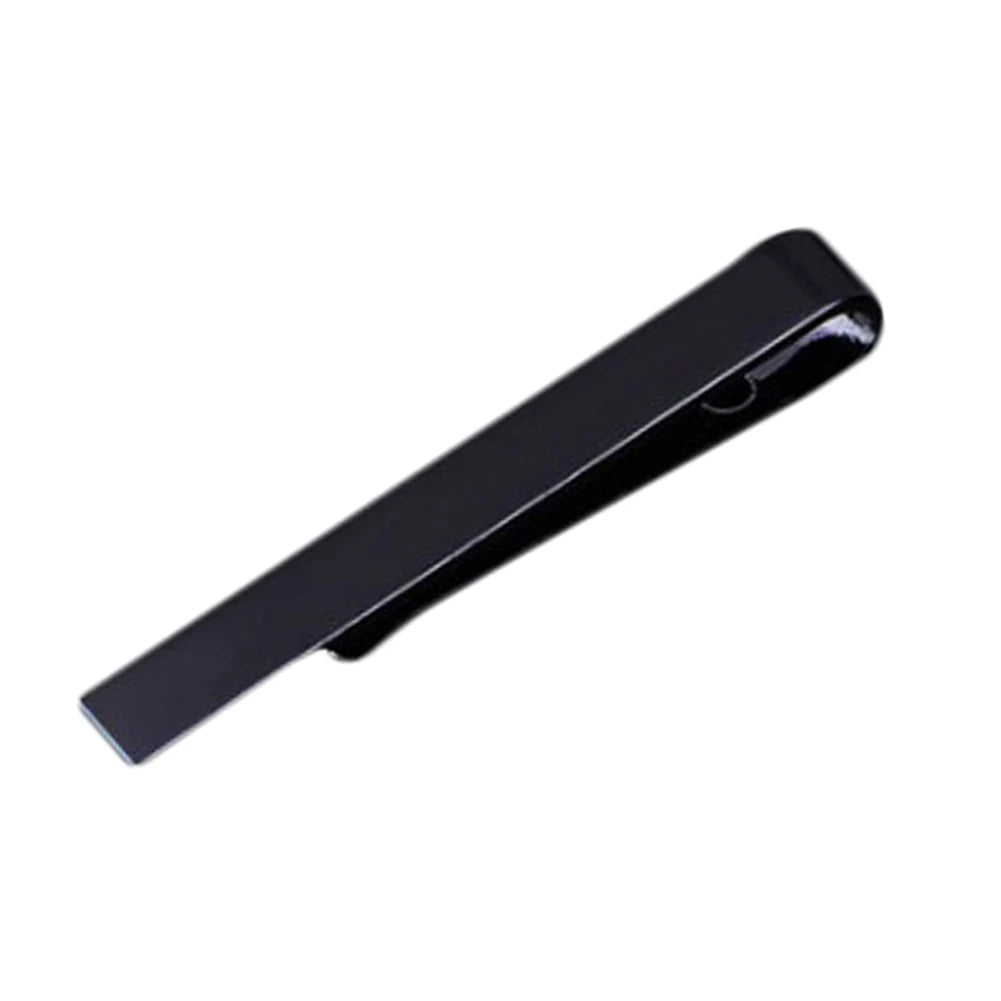 Luxury Metal Tie Clip For Men Crystal Bar Clasp