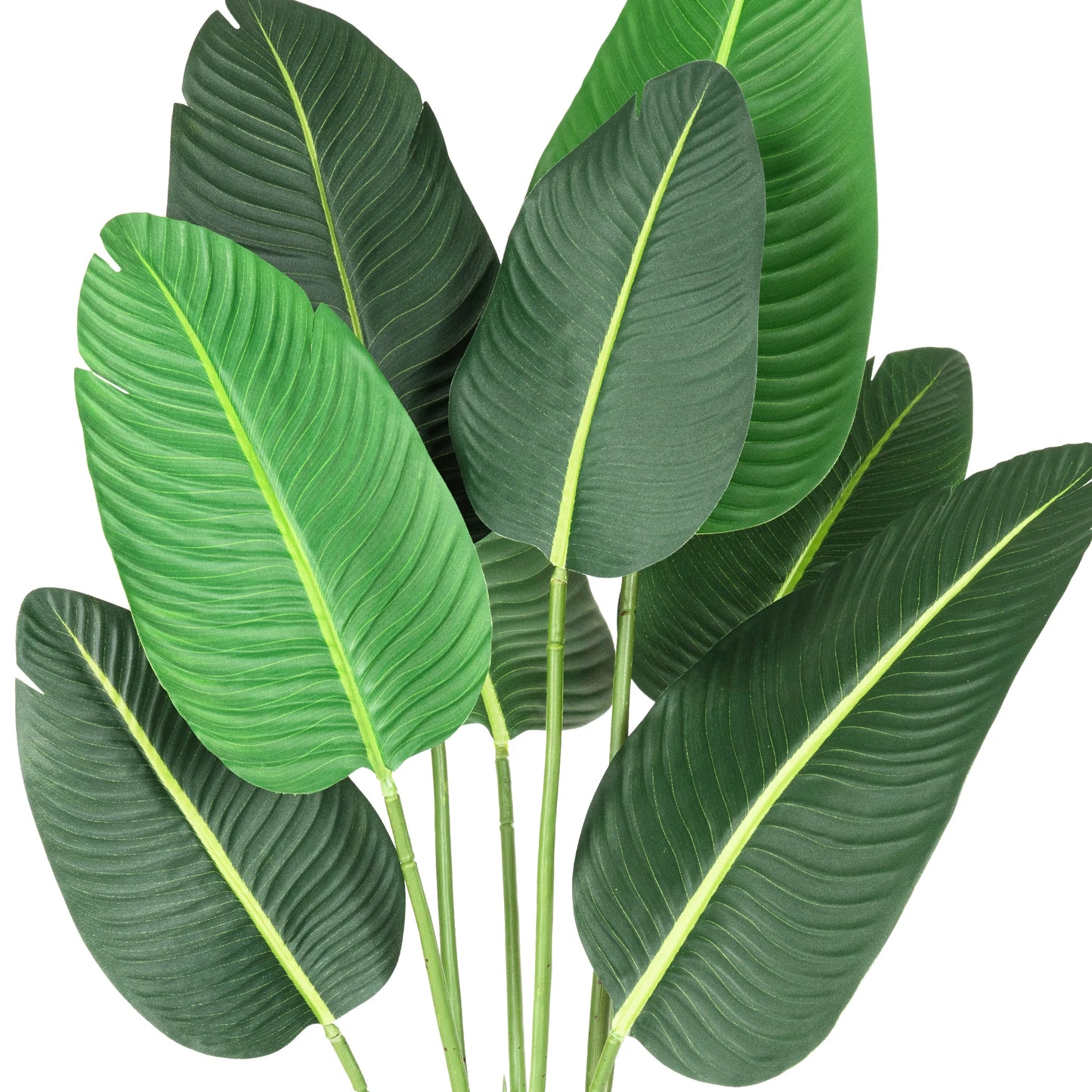 TWISTER.CKCN Artificial Bird of Paradise Plant Banana Leaf