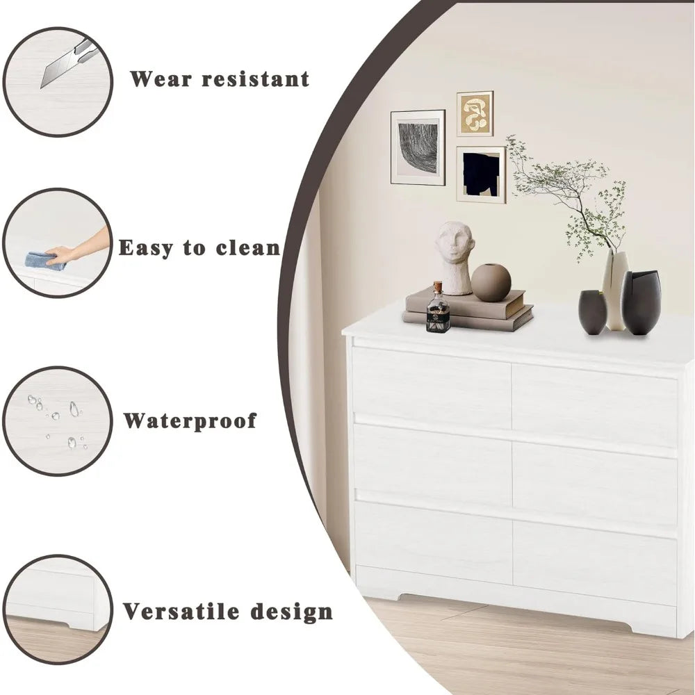 MKDK 3-Piece Bedroom Set With Dresser And Nightstands