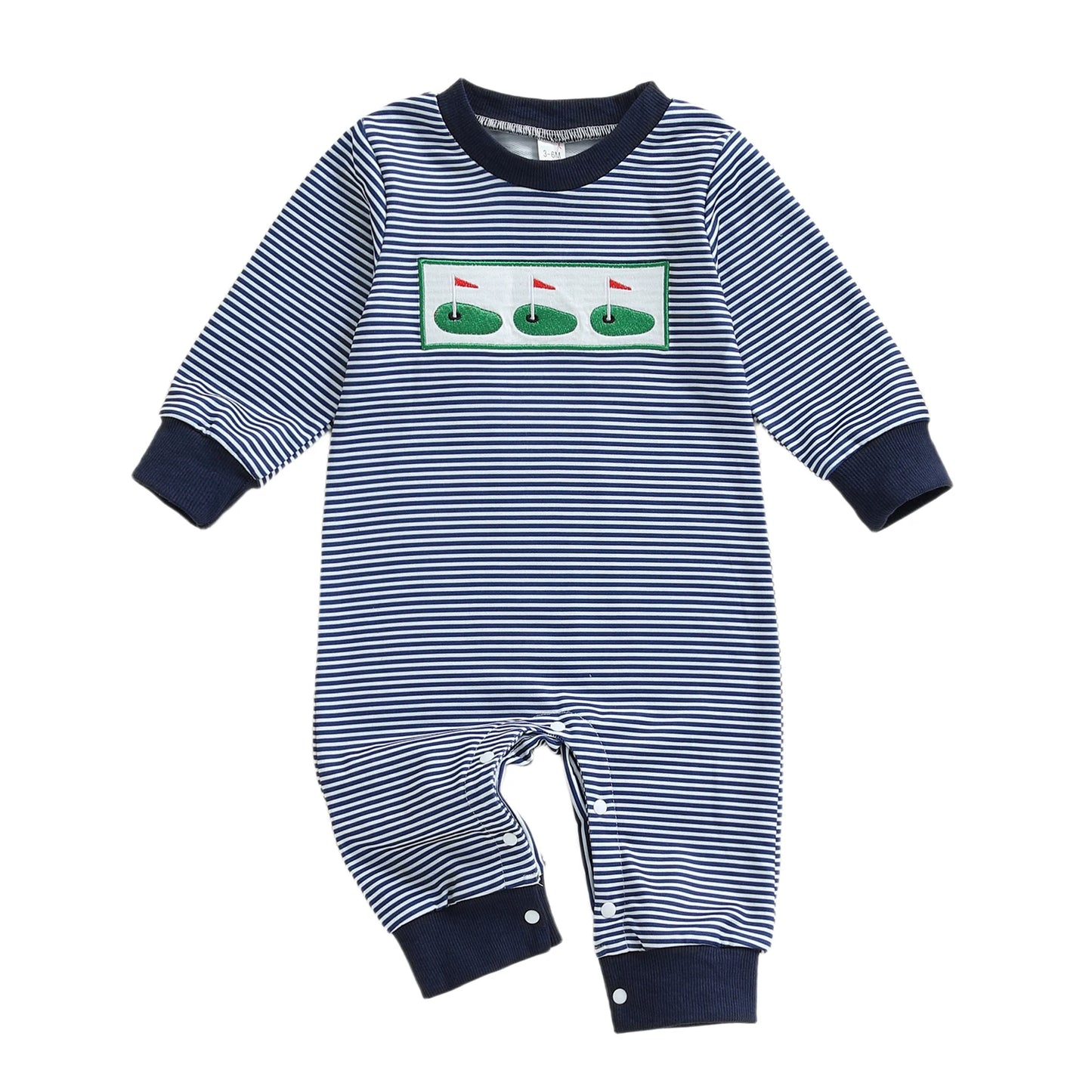 Infant Autumn Bodysuit Round Neck Unisex Full Sleeves
