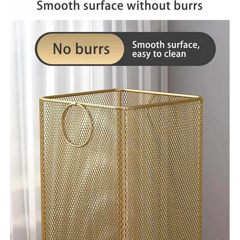 Rolling Laundry Basket on Wheels for Home Organization