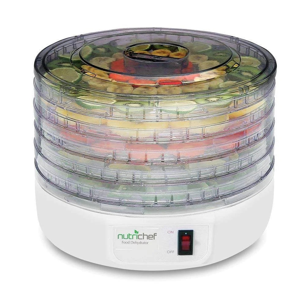 XMSJ Electric Food Dehydrator With 5-Tray Multi-Tier Kitchen Appliance