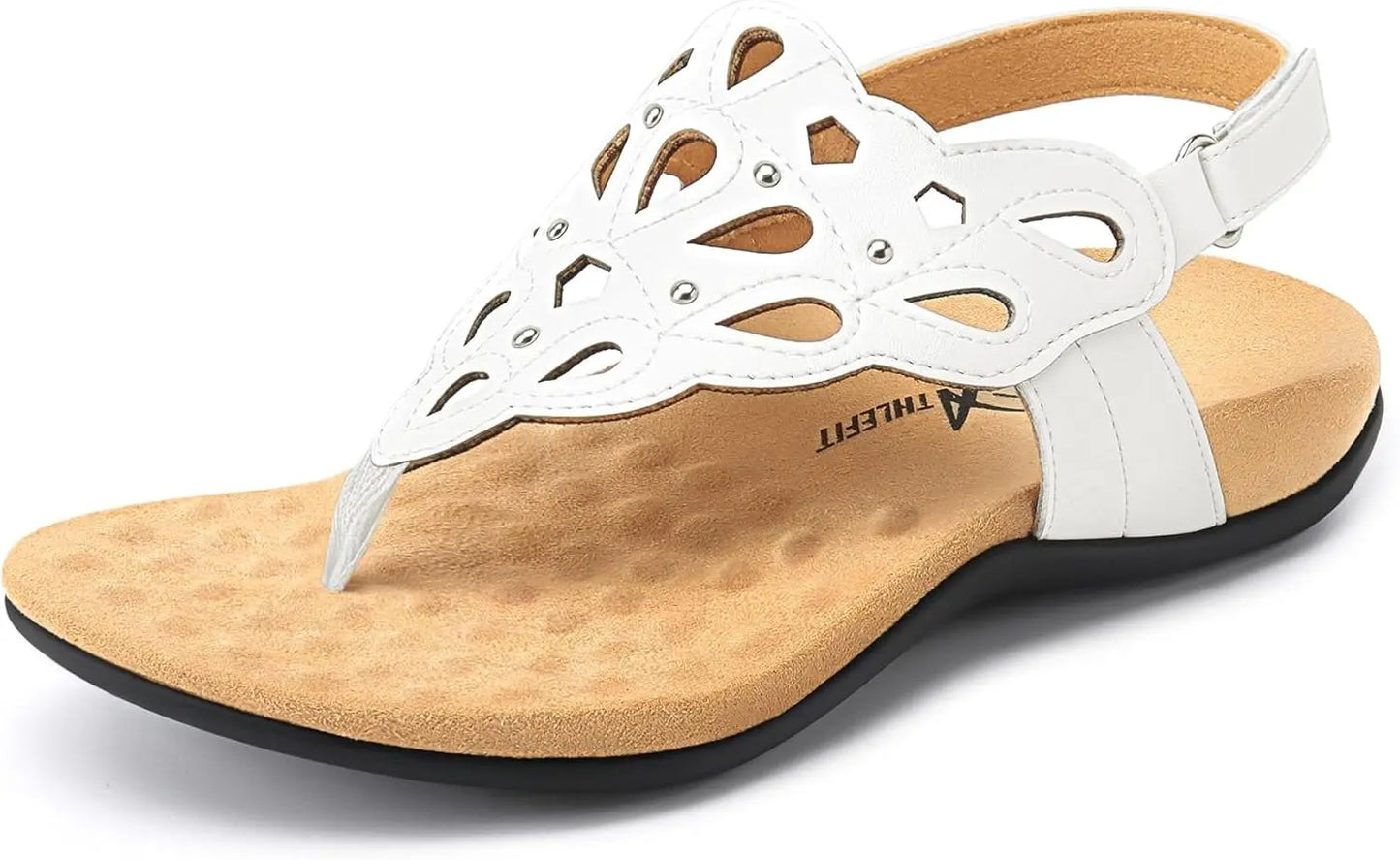 Orthopedic Womens Sandals With Arch Support And Adjustable Thong Sandals