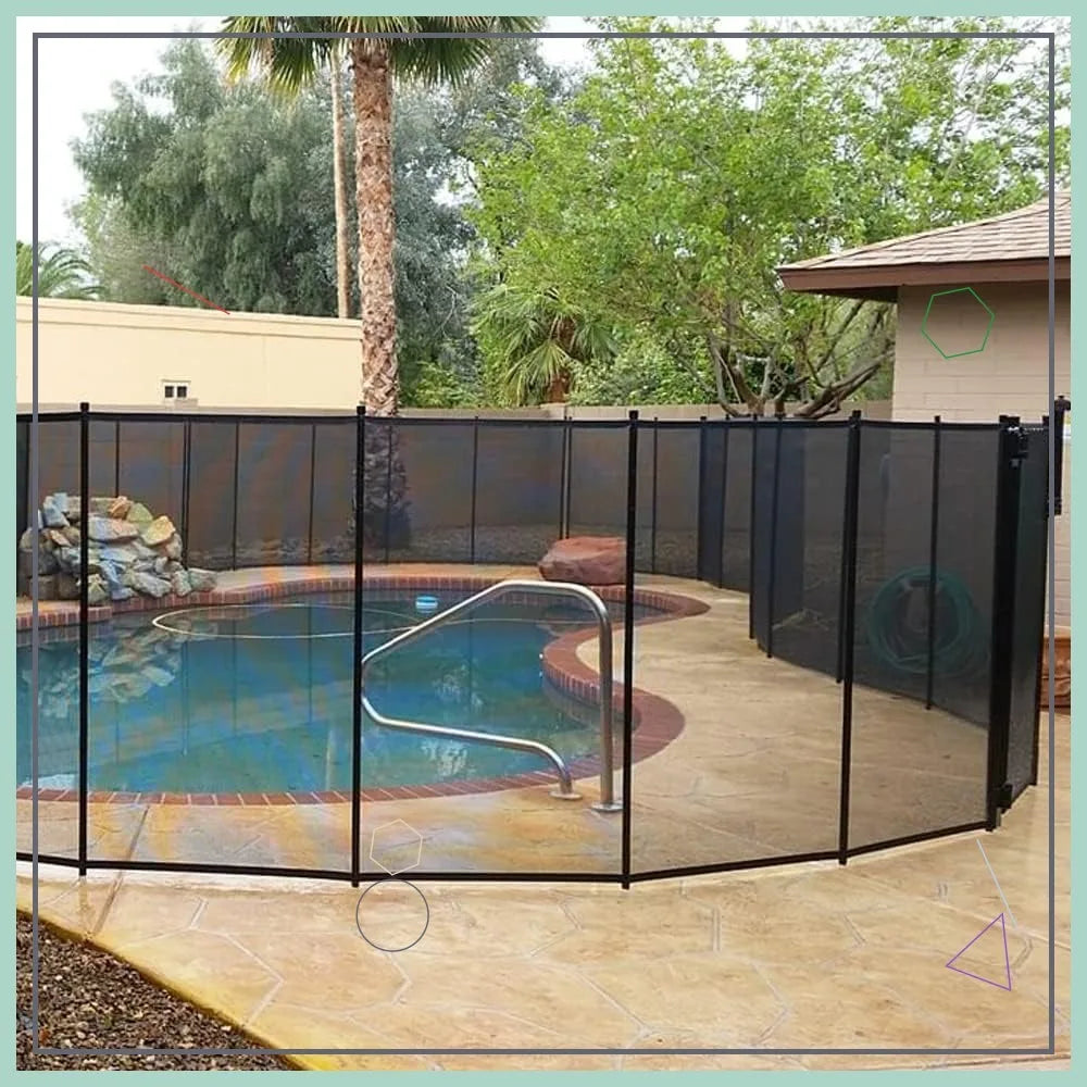 Pool Safety Fence Mesh For Inground Pools Easy Install Child Safety