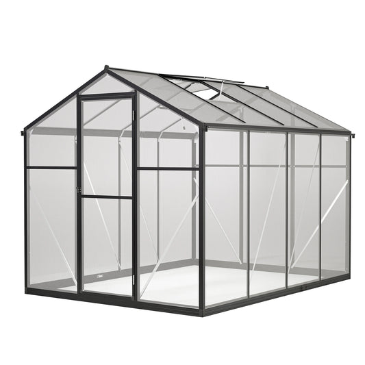 Polycarbonate Greenhouse With Aluminum Frame Walk In Design