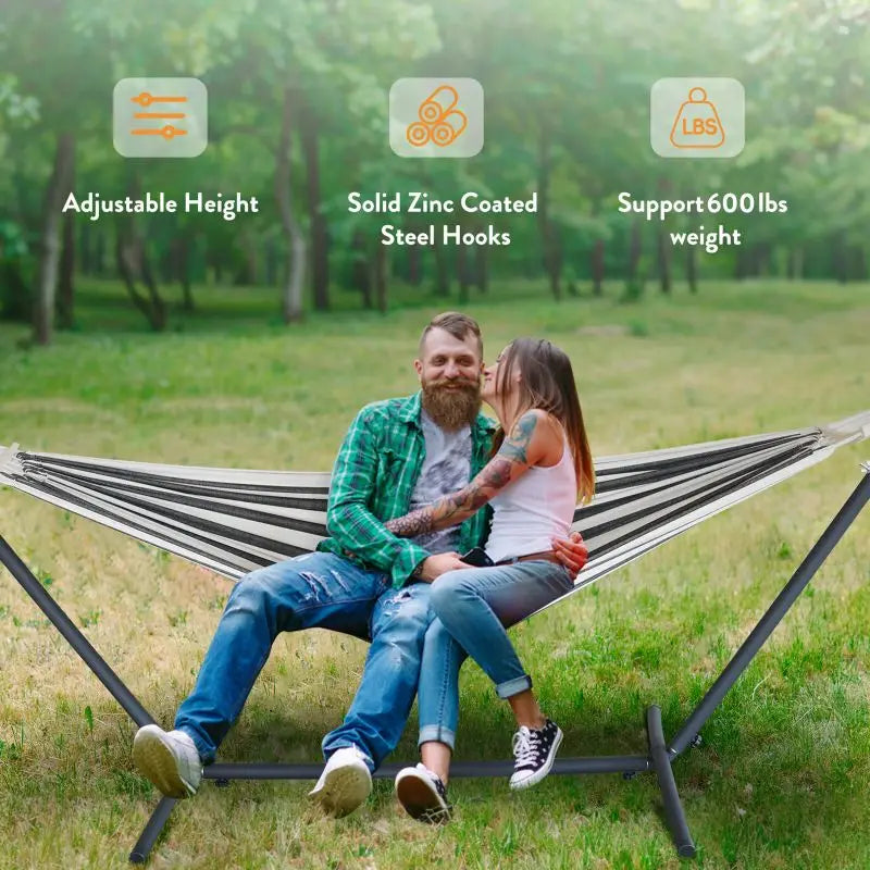 Gyroor Hammock With Adjustable Stand And Storage Bag