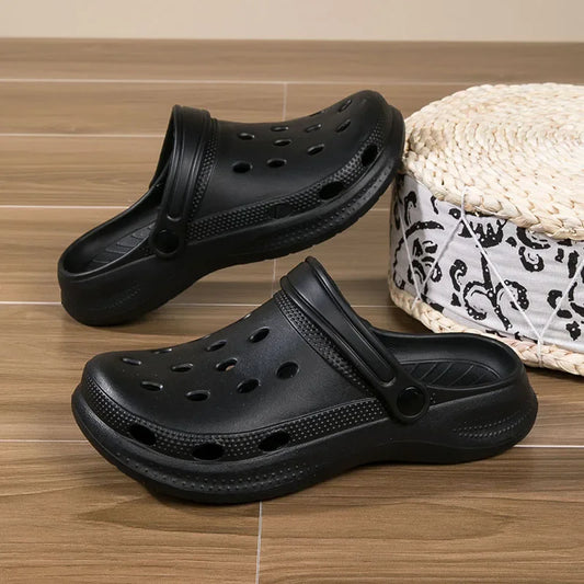 Summer Men Clogs Sandals Beach Slides Leisure Slippers