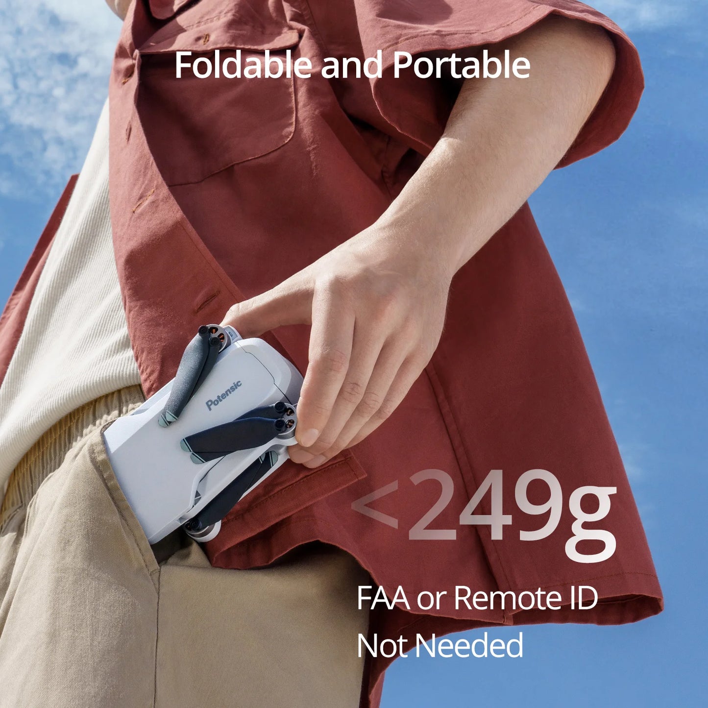 Potensic C0 4K GPS Drone With Professional-Grade 3-Axis Gimbal Return-Home