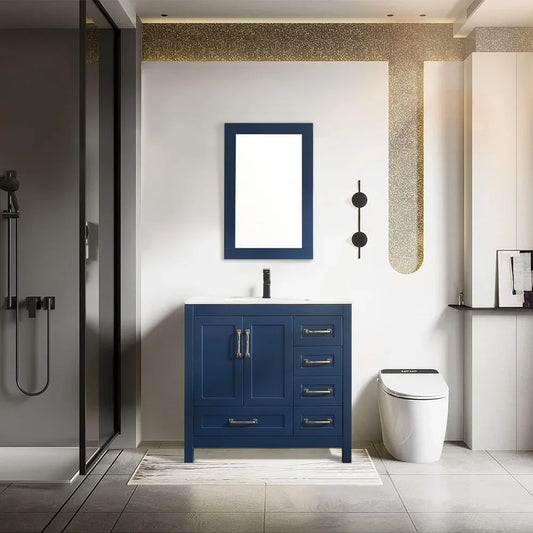 Guangbai Bathroom Vanities With Sink Combo Modern Cabinet