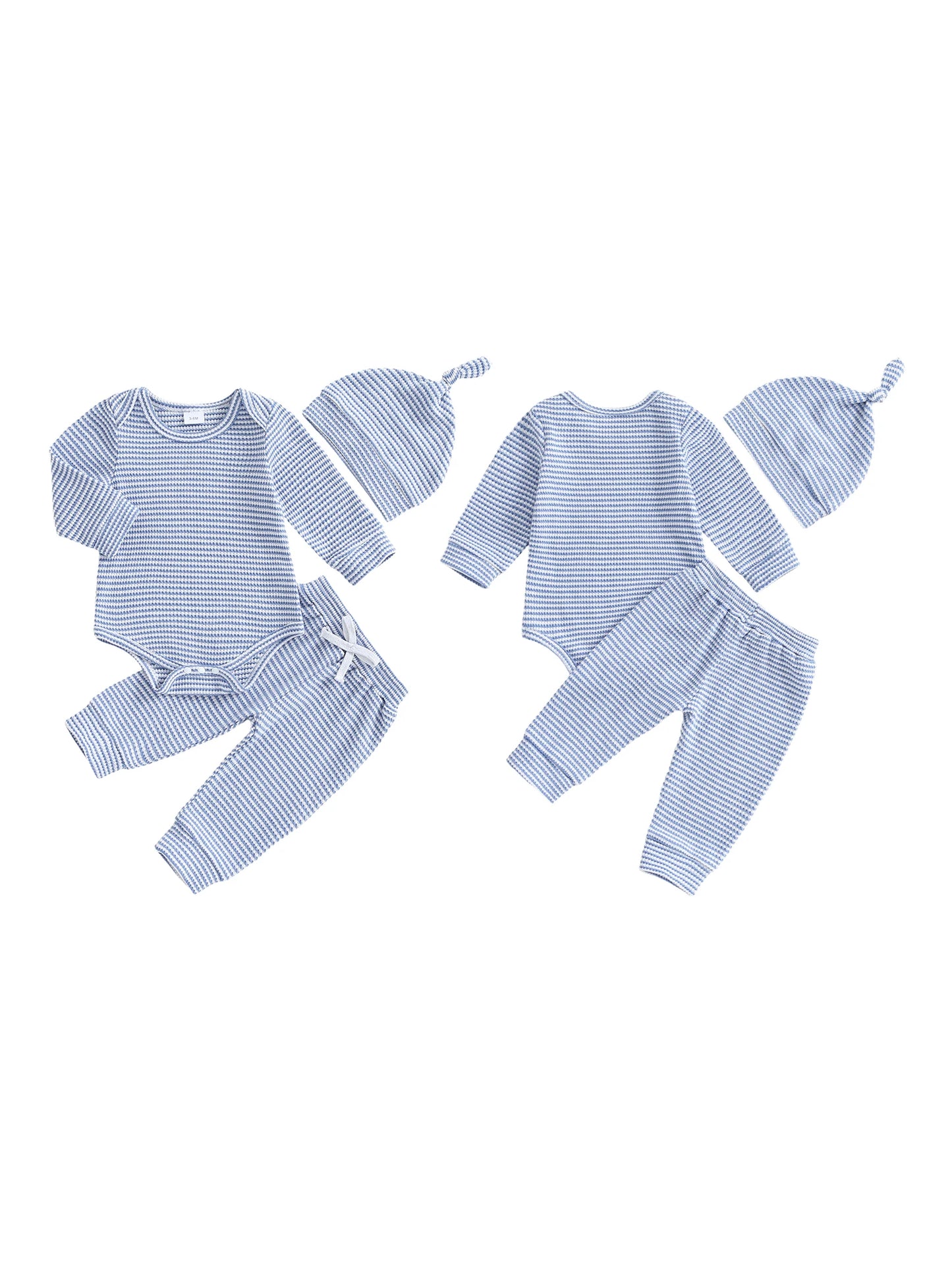 Winter Baby 3 Piece Set Hooded Jacket Fleece Leggings Beanie