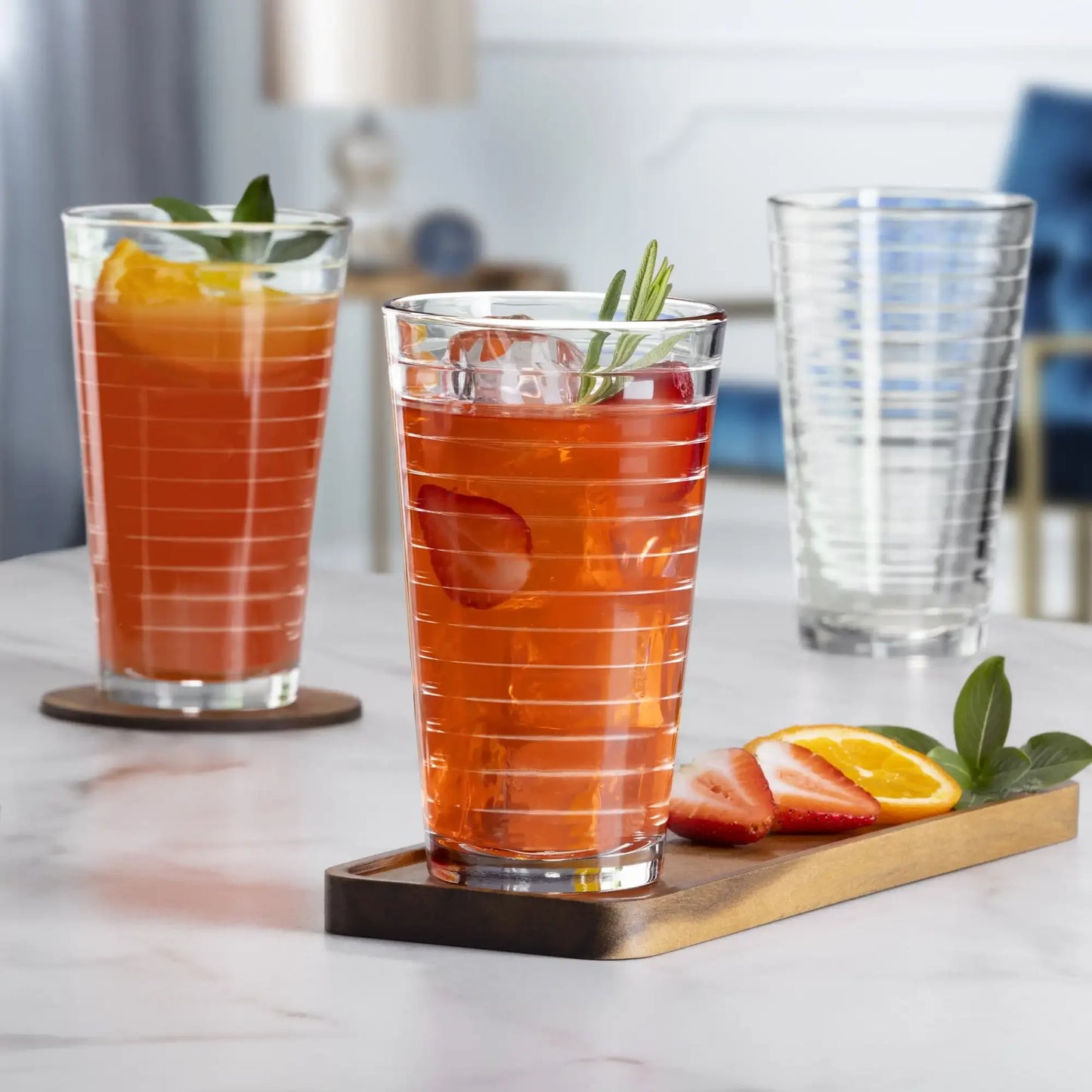 The Gallant Glassware Classic Durable Drinking Glass Set